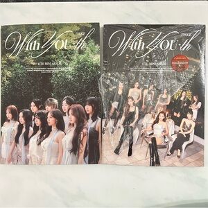 SALE!Twice; 2 albums, With you, 13th Mini Album 💿 Booklet with CD. NO PHOTO CARD